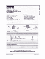 DataSheet FDB2552 pdf